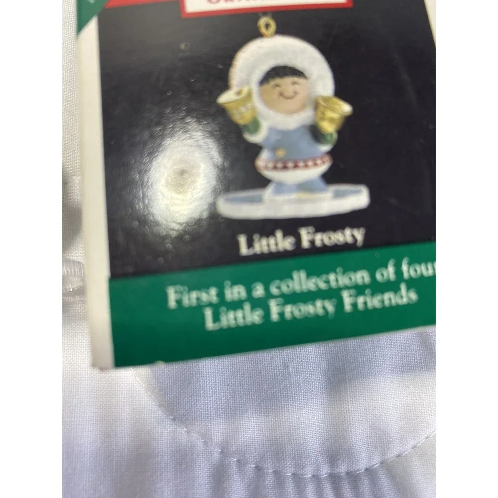 Hallmark Frosty Friends  Little Eskimo Ringing Bells Native Alaskan Vintage 1990